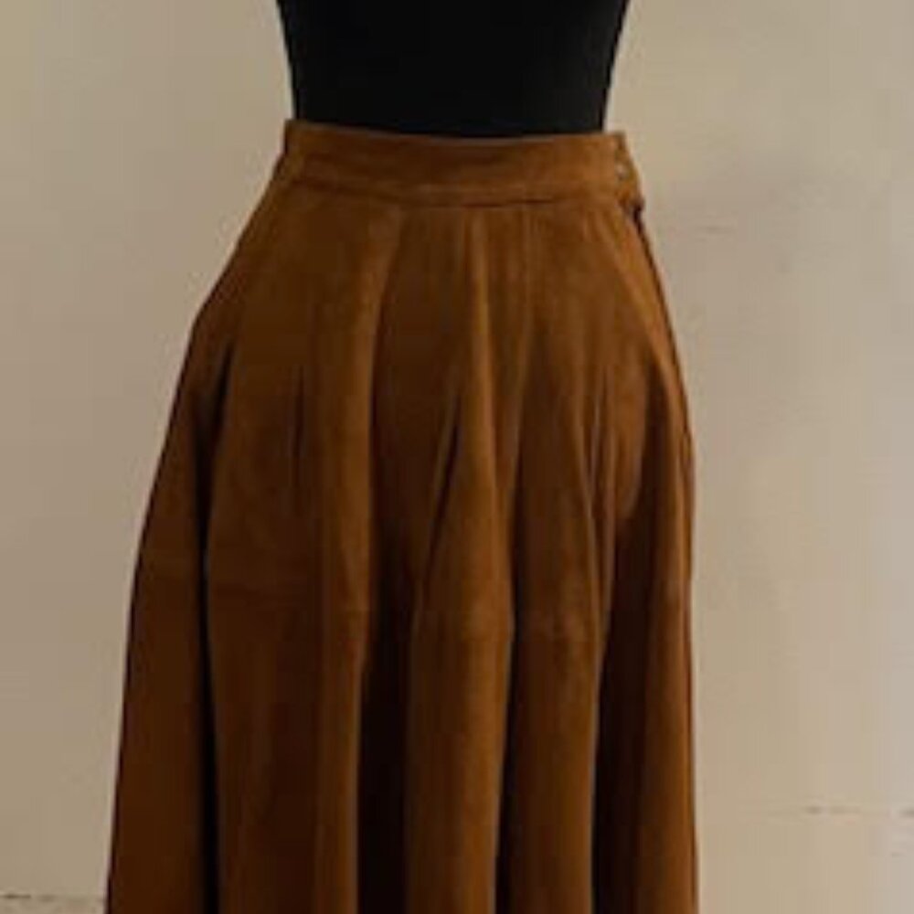 West Bay Sports Lined Suede Skirt